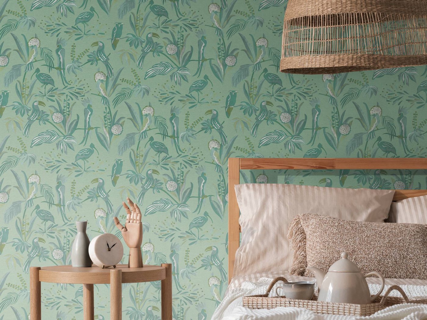 A.S. Création Vliestapete House of Turnowsky, 388982, Tiere, 10.05 x 0.53 m, Grün von A.S. Création