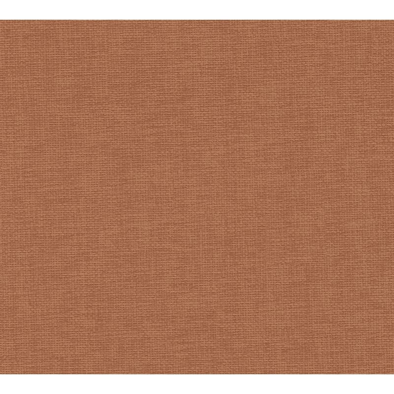 A.S. Création Vliestapete 'Hygge 2' Uni Stoffoptik orange 0,53 x 10,05 m von A.S. Création