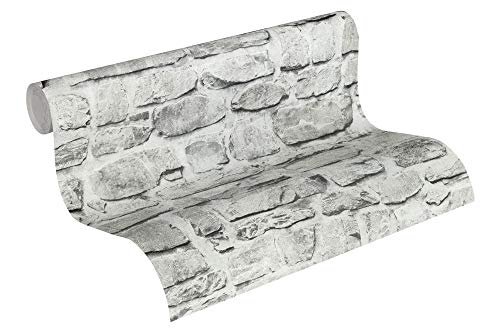 A.S. Création Vliestapete Il Decoro Tapete in Naturstein Optik 10,05 m x 0,53 m beige grau Made in Germany 363701 36370-1 von A.S. Création