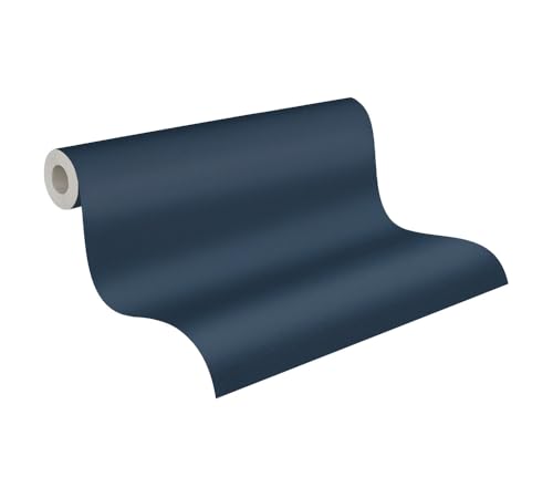 A.S. Création Tapete Blau - hochwertige einfarbige Vliestapete 356536 mit leichter Struktur - Wandtapete für verschiedene Wohnräume auf 10,05m x 0,53m - Made in Germany A.S. Création Tapete Blau - hochwertige einfarbige Vliestapete 356536 mit leichter Struktur - Wandtapete für verschiedene Wohnräume auf 10,05m x 0,53m - Made in Germany von A.S. Création