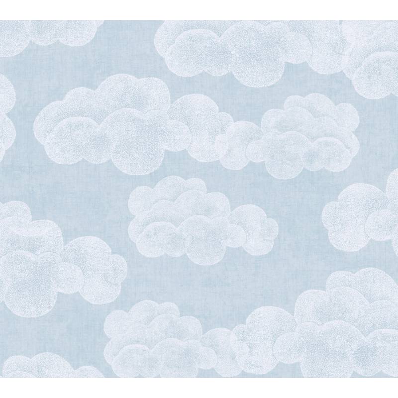 A.S. Création Vliestapete 'Lilly & Luis' Wolken blau 0,53 x 10,05 m von A.S. Création