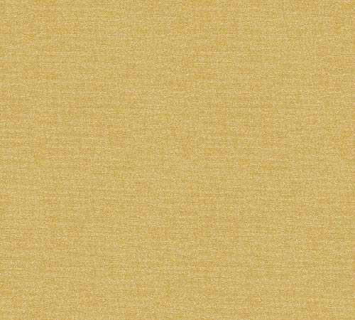 A.S. Création Vliestapete Linen Style Tapete Uni 10,05 m x 0,53 m braun orange Made in Germany 367618 36761-8 von A.S. Création