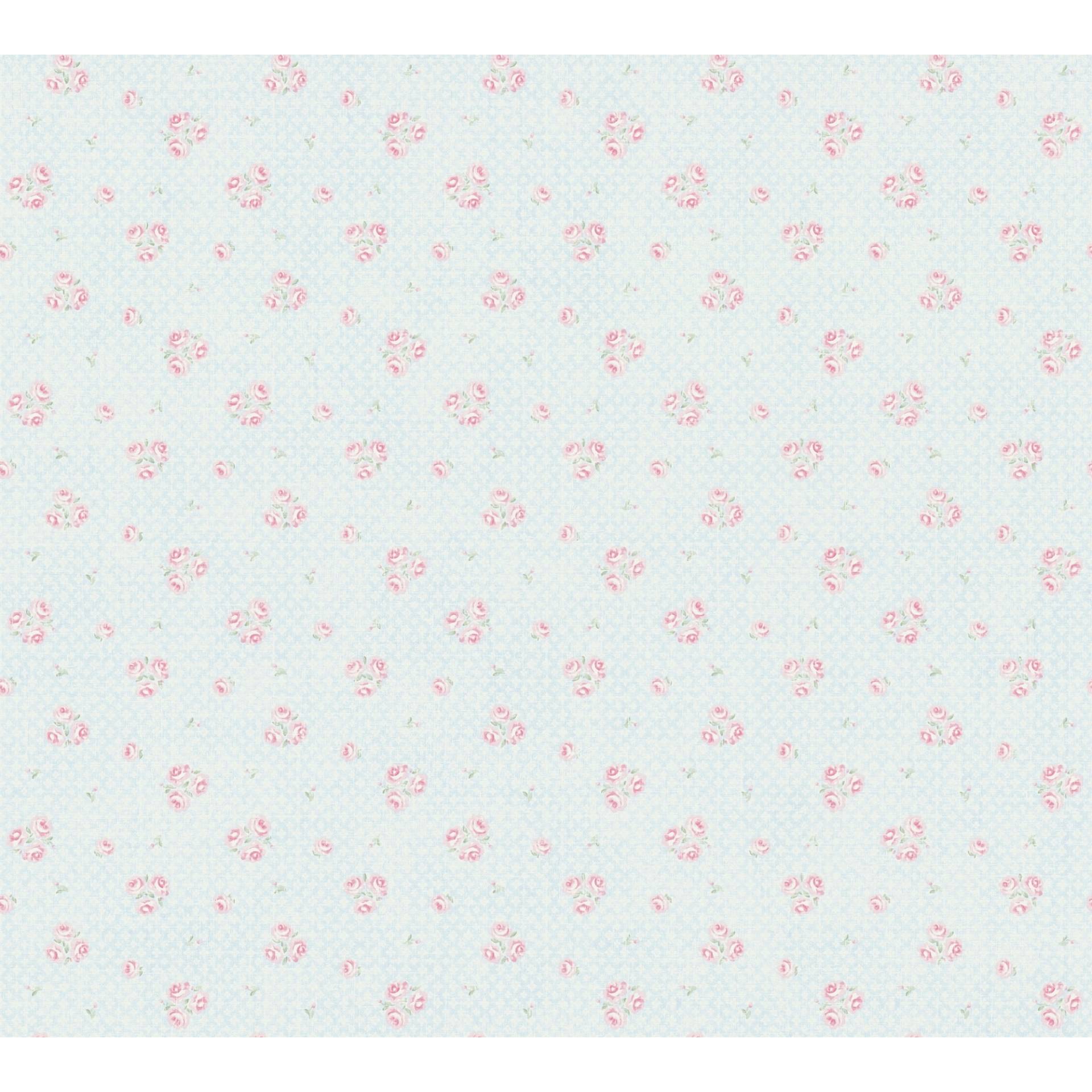 A.S. Création Vliestapete 'Maison Charme' Vintage Rosenmuster blau/rosa 0,53 x 10,05 m A.S. Création Vliestapete 'Maison Charme' Vintage Rosenmuster blau/rosa 0,53 x 10,05 m von A.S. Création