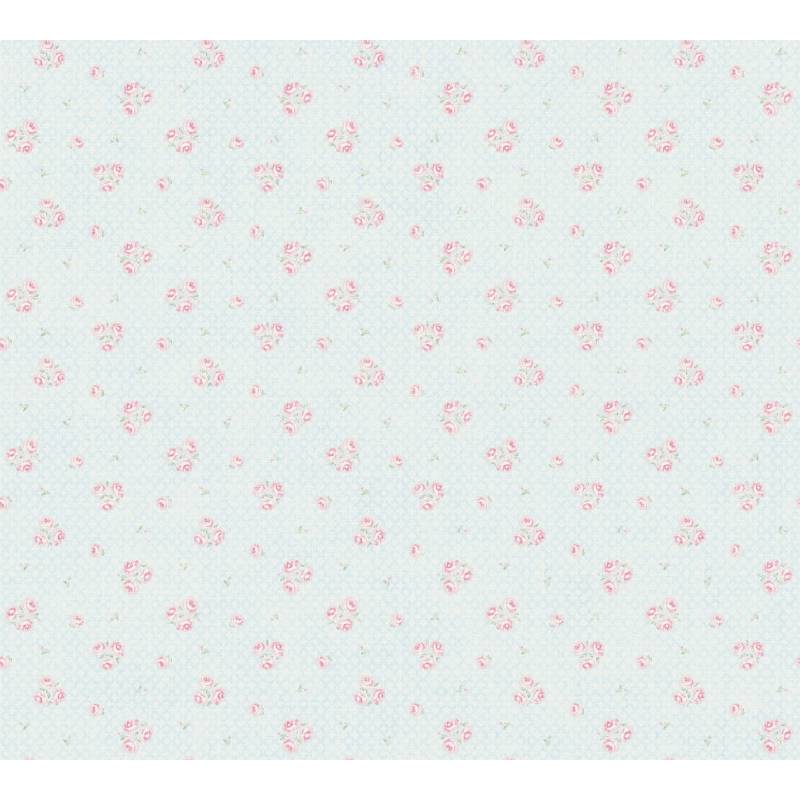 A.S. Création Vliestapete 'Maison Charme' Vintage Rosenmuster blau/rosa 0,53 x 10,05 m A.S. Création Vliestapete 'Maison Charme' Vintage Rosenmuster blau/rosa 0,53 x 10,05 m von A.S. Création