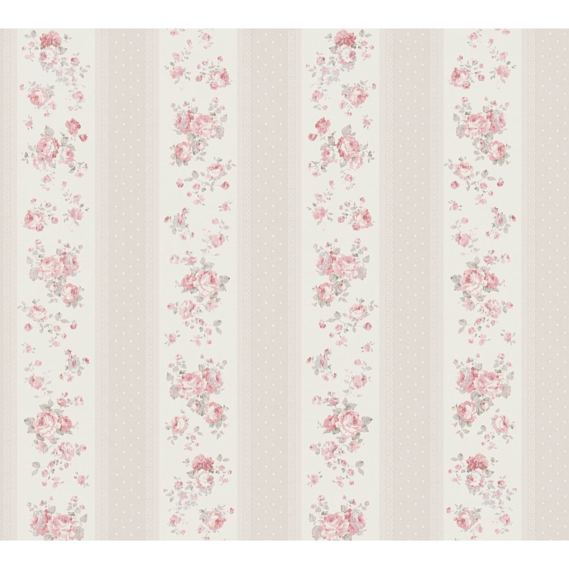 A.S. Création Vliestapete 'Maison Charme' florale Streifen beige/rosa 0,53 x 10,05 m A.S. Création Vliestapete 'Maison Charme' florale Streifen beige/rosa 0,53 x 10,05 m von A.S. Création