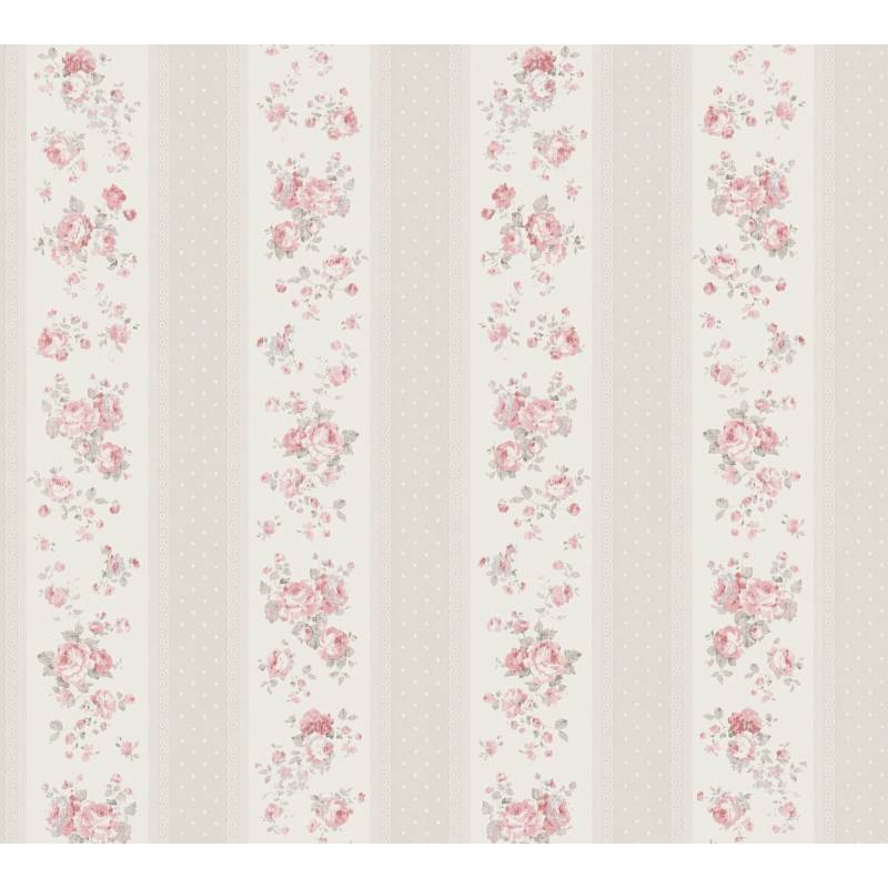 A.S. Création Vliestapete 'Maison Charme' florale Streifen beige/rosa 0,53 x 10,05 m A.S. Création Vliestapete 'Maison Charme' florale Streifen beige/rosa 0,53 x 10,05 m von A.S. Création