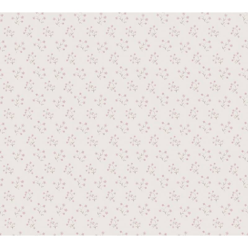A.S. Création Vliestapete 'Maison Charme' kleine Landhausblumen creme/rosa 0,53 x 10,05 m von A.S. Création