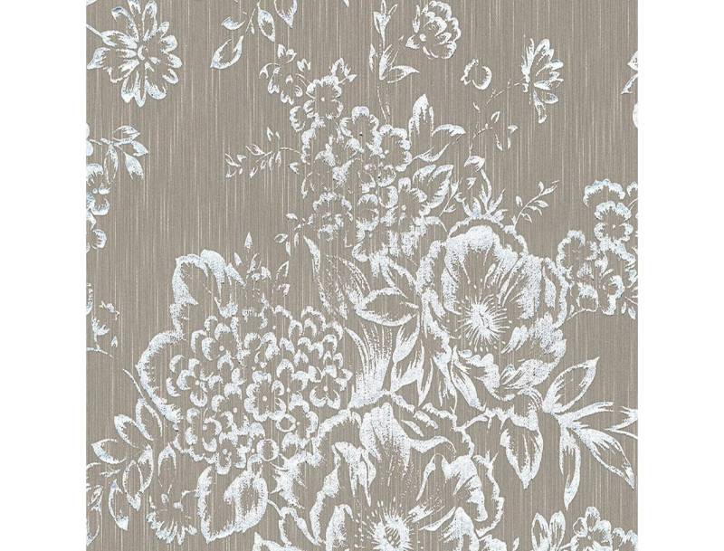 A.S. Création Vliestapete Metallic Silk, 306574, Blumenoptik, 0.53 x 10.05 m, Grau A.S. Création Vliestapete Metallic Silk, 306574, Blumenoptik, 0.53 x 10.05 m, Grau von A.S. Création