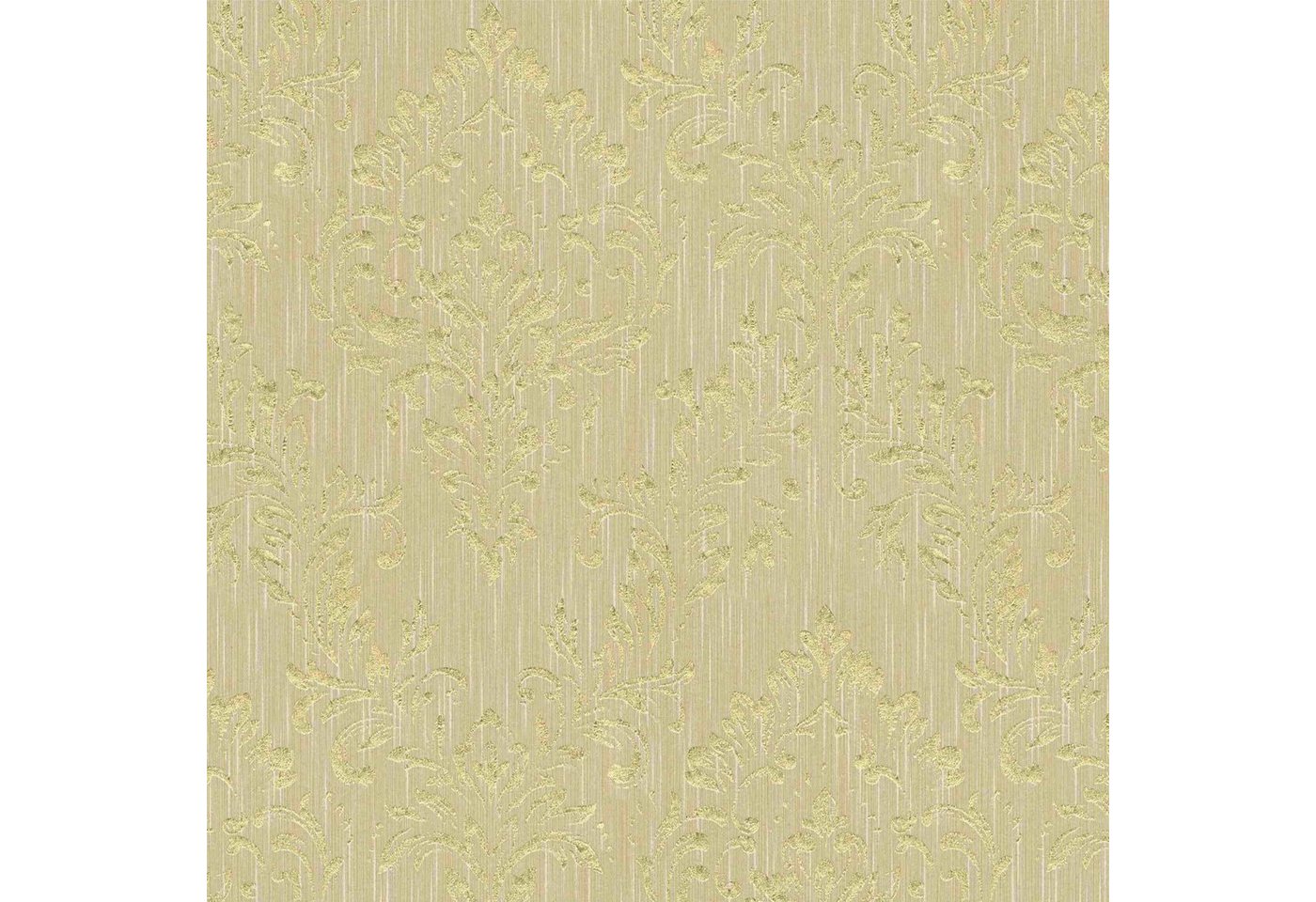 A.S. Création Vliestapete Metallic Silk, 306594, Barock, 0.53 x 10.05 m, Beige von A.S. Création