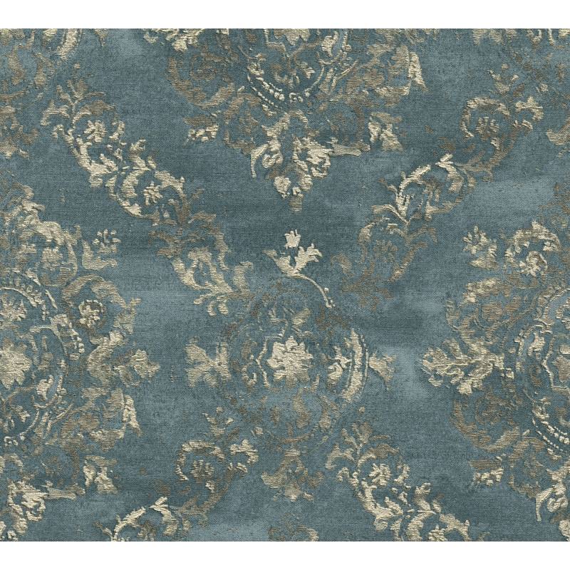 A.S. Création Vliestapete 'My Home. My Spa.' Ornament Barock petrol/goldfarben 0,53 x 10,05 m A.S. Création Vliestapete 'My Home. My Spa.' Ornament Barock petrol/goldfarben 0,53 x 10,05 m von A.S. Création