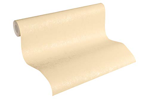 A.S. Création Vliestapete Romantico Tapete Uni 10,05 m x 0,53 m beige Made in Germany 335442 33544-2 von A.S. Création