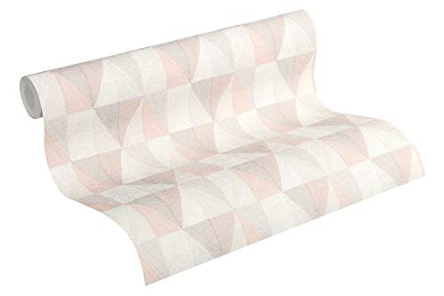 A.S. Création Vliestapete Scandinavian 2 Tapete geometrisch grafisch 10,05 m x 0,53 m orange rosa grau Made in Germany 367233 36723-3 von A.S. Création