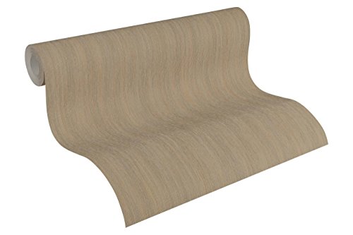 A.S. Création Vliestapete Siena Tapete Unitapete Vintage Optik 10,05 m x 0,53 m braun metallic Made in Germany 328825 32882-5 von A.S. Création