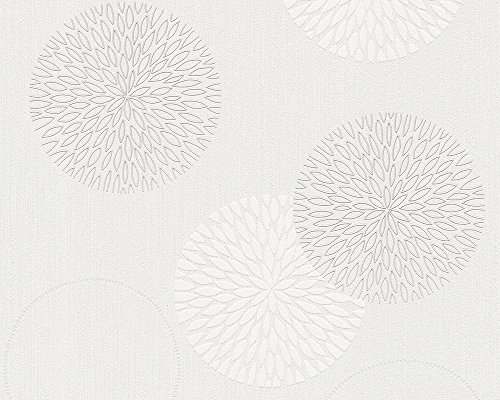 A.S. Création Vliestapete 10,05 m x 0,53 m mit abstraktem Blumendesign - Creme, Weiß - florale Tapete Made in Germany - 937922 A.S. Création Vliestapete 10,05 m x 0,53 m mit abstraktem Blumendesign - Creme, Weiß - florale Tapete Made in Germany - 937922 von A.S. Création