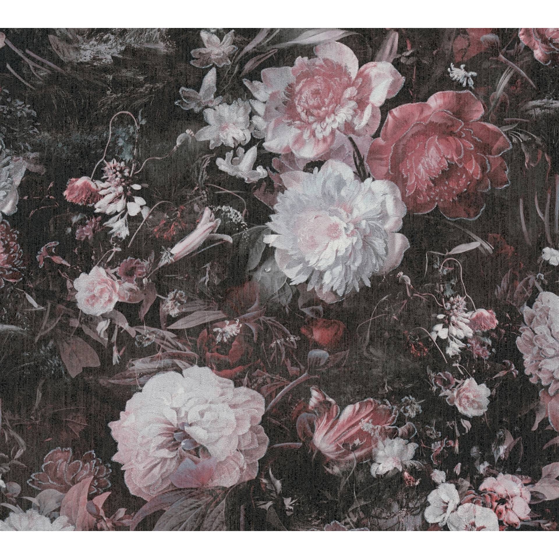 A.S. Création Vliestapete 'The BoS' Vintageblumen schwarz/rot 0,53 x 10,05 m A.S. Création Vliestapete 'The BoS' Vintageblumen schwarz/rot 0,53 x 10,05 m von A.S. Création