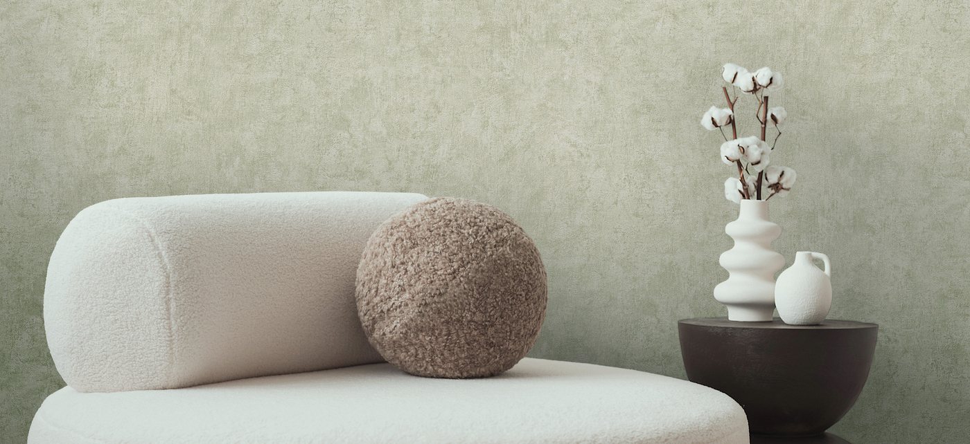 A.S. Création Vliestapete Unitapete Putz-Optik Farbvarianten strukturiert, strukturiert, uni, (1 St) von A.S. Création