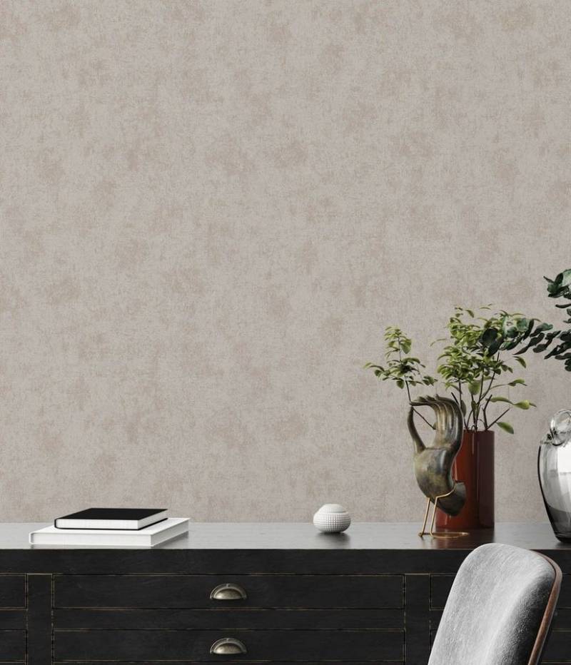 A.S. Création Vliestapete Used-Look Beton Optik Braun Silber Metallic 38969-8 Profitex von A.S. Création