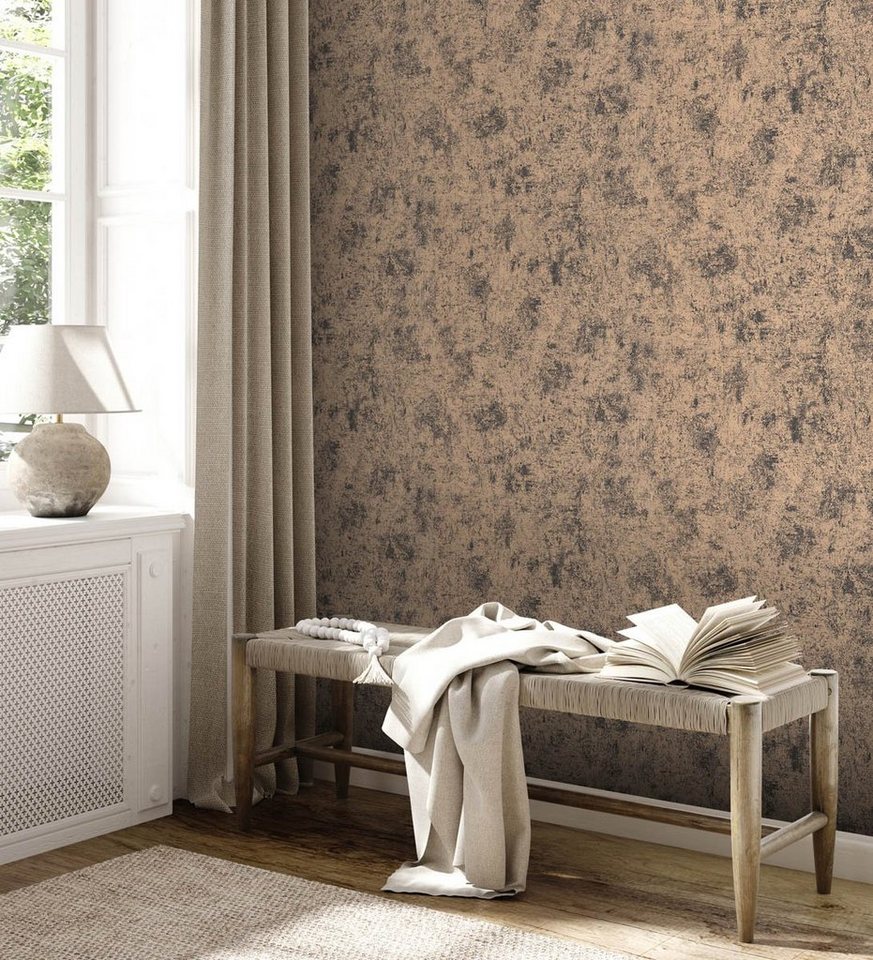 A.S. Création Vliestapete Used-Look Beton Optik Schwarz Kupfer Metallic 38969-4 Profitex A.S. Création Vliestapete Used-Look Beton Optik Schwarz Kupfer Metallic 38969-4 Profitex von A.S. Création