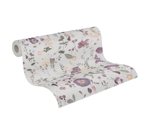 A.S. Création PintWalls II Vliestapete mit Blumenmotiv im Landhausstil 0,53 x 10,05 m – Grüm, Violett, Beige – Tapete mit Blättermotiv Made in Germany - 397462 A.S. Création PintWalls II Vliestapete mit Blumenmotiv im Landhausstil 0,53 x 10,05 m – Grüm, Violett, Beige – Tapete mit Blättermotiv Made in Germany - 397462 von A.S. Création