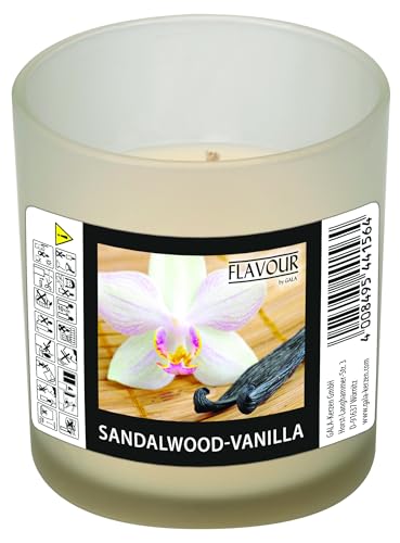 A.S. Création Wohlfühl-Duftkerze Sandalwood Vanilla - hochwertige fruchtige Duftkerze 76116-20 Stunden Brenndauer - Made in Germany von A.S. Création