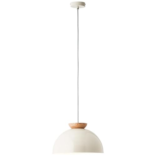 A.S. Création Wohnzimmer Pendelleuchte aus Holz in Beige - Lampe Pilzform im Skandinavischen Stil - DD128968 von A.S. Création