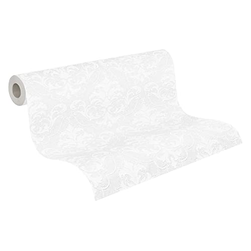 A.S. Création überstreichbare Vliestapete Meistervlies 2020 Tapete 25,00 m x 1,06 m weiß überstreichbar Made in Germany 961914 9619-14 von A.S. Création