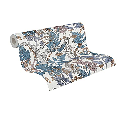 Architects Paper Blumentapete Floral Impression Tapete natürlich PVC-freie Vliestapete blau creme beige gelb grau matt glatt 377517 37751-7, 10.05 m x 0.53 m Architects Paper Blumentapete Floral Impression Tapete natürlich PVC-freie Vliestapete blau creme beige gelb grau matt glatt 377517 37751-7, 10.05 m x 0.53 m von A.S. Création