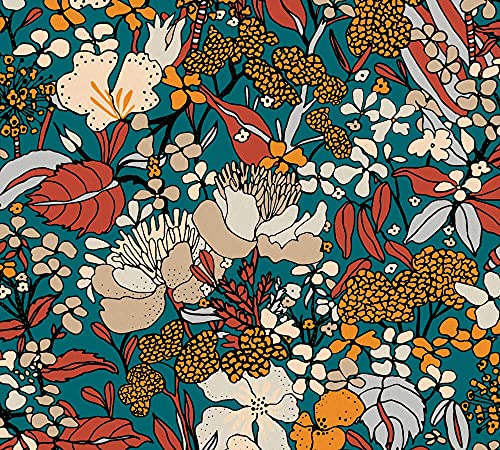 Architects Paper Blumentapete Floral Impression Tapete natürlich PVC-freie Vliestapete bunt gelb blau orange beige matt glatt 377562 37756-2, 10.05 m x 0.53 m Architects Paper Blumentapete Floral Impression Tapete natürlich PVC-freie Vliestapete bunt gelb blau orange beige matt glatt 377562 37756-2, 10.05 m x 0.53 m von A.S. Création