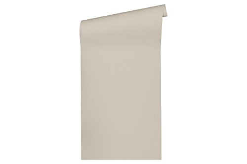Architects Paper PVC-freie Vliestapete Alpha Tapete Uni 10,05 m x 0,53 m beige Made in Germany 333728 33372-8 von Architects Paper
