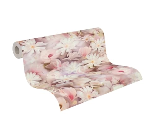 A.S. Création PrintWalls Vliestapete mit Blumen-Motiv 0,53 x 10,05 m - Blumentapete in Weiß Rosa - Tapete Landhausstil Floral Made in Germany -387222 A.S. Création PrintWalls Vliestapete mit Blumen-Motiv 0,53 x 10,05 m - Blumentapete in Weiß Rosa - Tapete Landhausstil Floral Made in Germany -387222 von A.S. Création