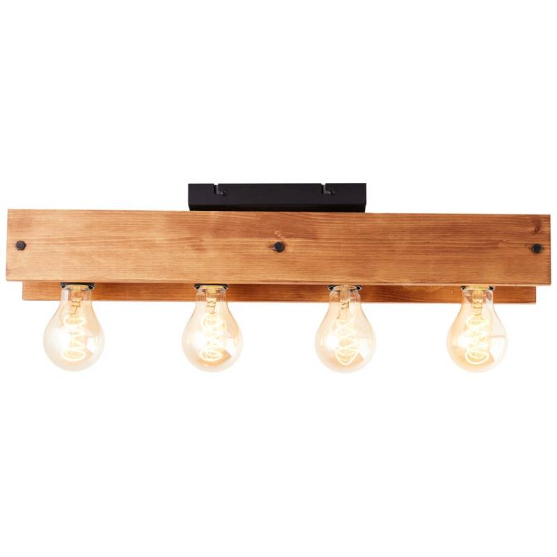 Deckenleuchte 11.7 x 13.5 x 60 cm Braun Holz Deckenlampe Natürlich Landhaus Harmonisch Deckenleuchte 11.7 x 13.5 x 60 cm Braun Holz Deckenlampe Natürlich Landhaus Harmonisch von A.S. Creation