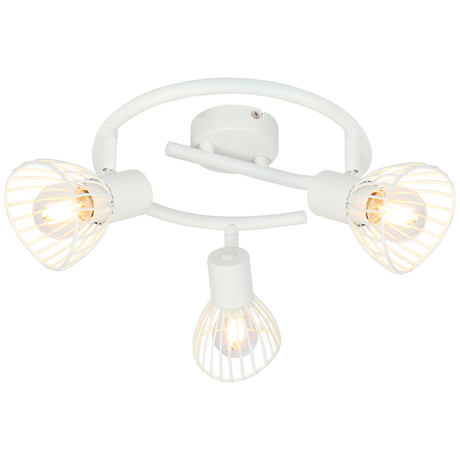 Deckenleuchte 16.5 x 42 cm Weiss Metall Deckenlampe Kegel Modern Skandi Harmonisch Deckenleuchte 16.5 x 42 cm Weiss Metall Deckenlampe Kegel Modern Skandi Harmonisch von A.S. Creation