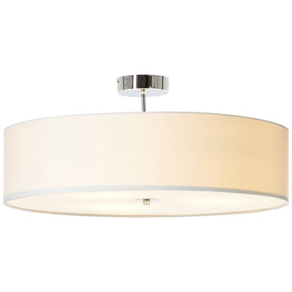 Deckenleuchte 26.5 x 60 cm Metallic Textil Deckenlampe Oval Textil Basic Harm... von A.S. Creation