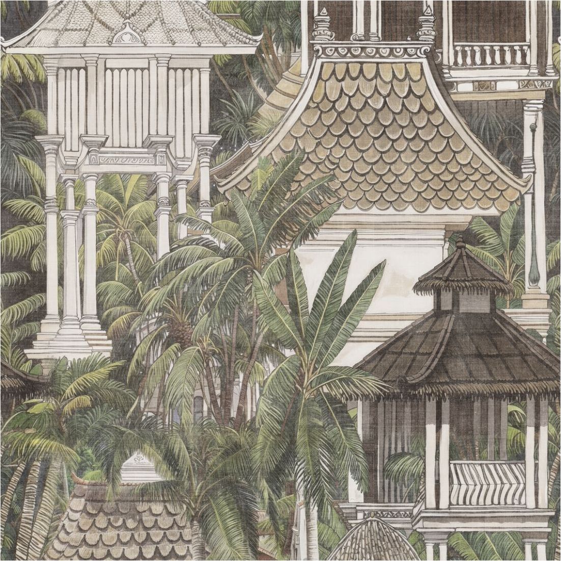 Fototapete 790151 Metropolitan Stories Hot Spots Braun Dschungel Vlies 1.59 m x 2.80 m A.S. Création von A.S. Creation