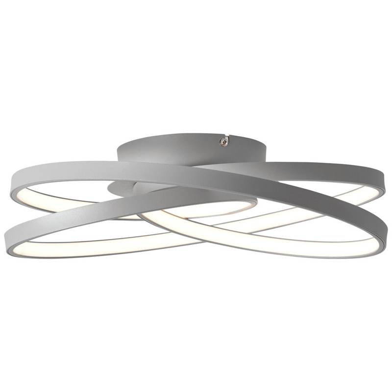 LED Deckenleuchte 11.5 x 39.5 cm Grau Metall Deckenlampe Rund Modern Basic Lichtfarbe: Warmweiß LED Deckenleuchte 11.5 x 39.5 cm Grau Metall Deckenlampe Rund Modern Basic Lichtfarbe: Warmweiß von A.S. Creation