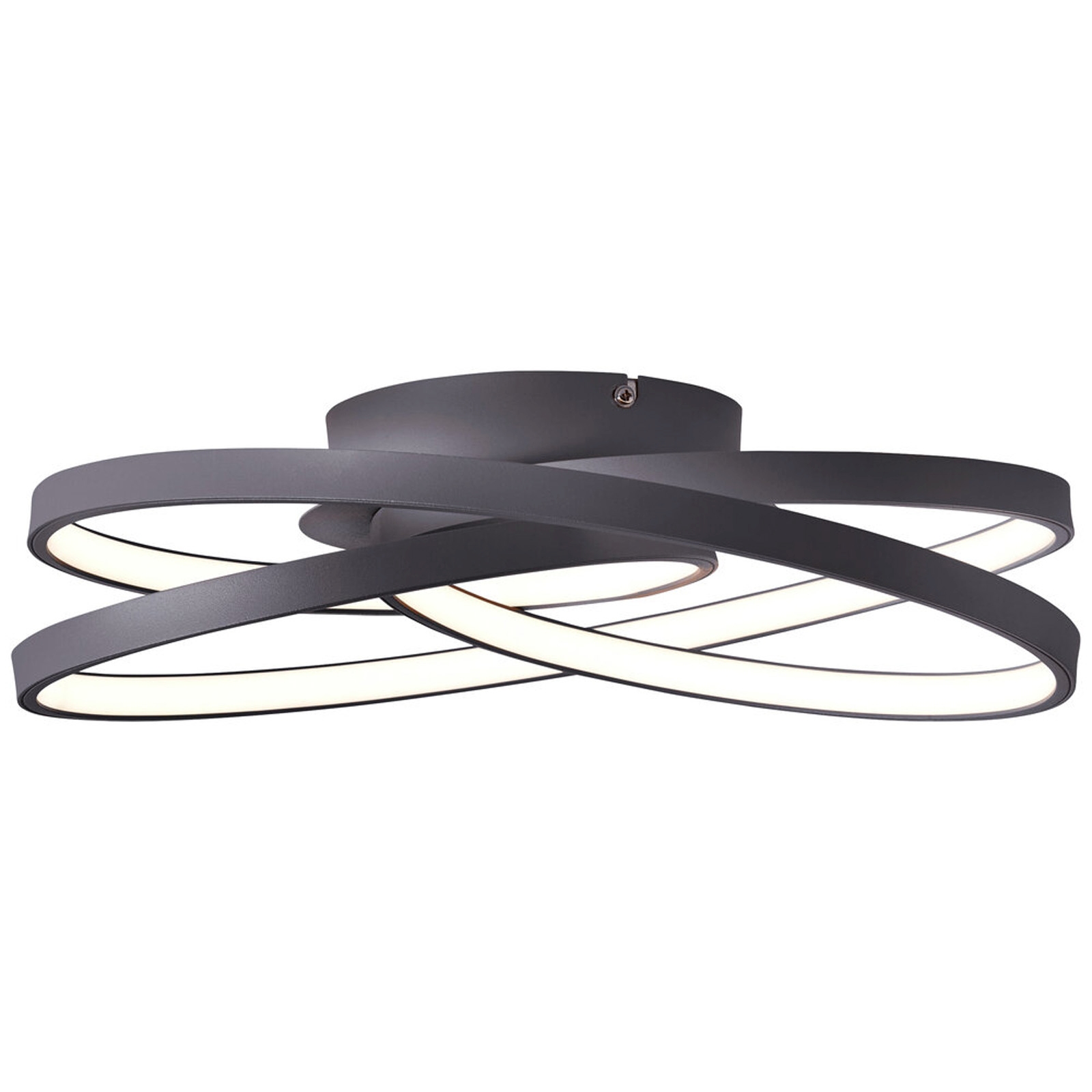 LED Deckenleuchte 11.5 x 39.5 cm Schwarz Metall Deckenlampe Modern Basic Lichtfarbe: Warmweiß LED Deckenleuchte 11.5 x 39.5 cm Schwarz Metall Deckenlampe Modern Basic Lichtfarbe: Warmweiß von A.S. Creation