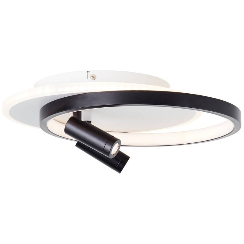 LED Deckenleuchte 14 x 35 x 29.5 cm Schwarz Metall Deckenlampe Modern Lichtfarbe: Warmweiß dimmbar LED Deckenleuchte 14 x 35 x 29.5 cm Schwarz Metall Deckenlampe Modern Lichtfarbe: Warmweiß dimmbar von A.S. Creation