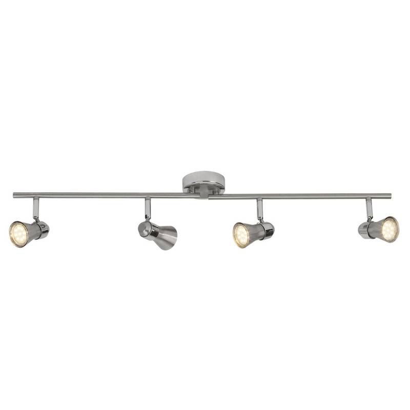 LED Deckenleuchte 15.5 x 8.5 x 70 x 5 cm Silber Metall Deckenlampe Kegel Basic Lichtfarbe: Warmweiß von A.S. Creation