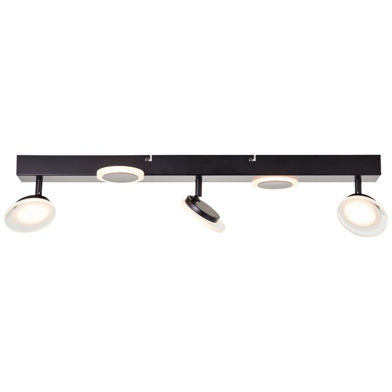 LED Deckenleuchte 16 x 15 x 70 cm Schwarz Kunststoff Deckenlampe Modern Lichtfarbe: Warmweiß LED Deckenleuchte 16 x 15 x 70 cm Schwarz Kunststoff Deckenlampe Modern Lichtfarbe: Warmweiß von A.S. Creation