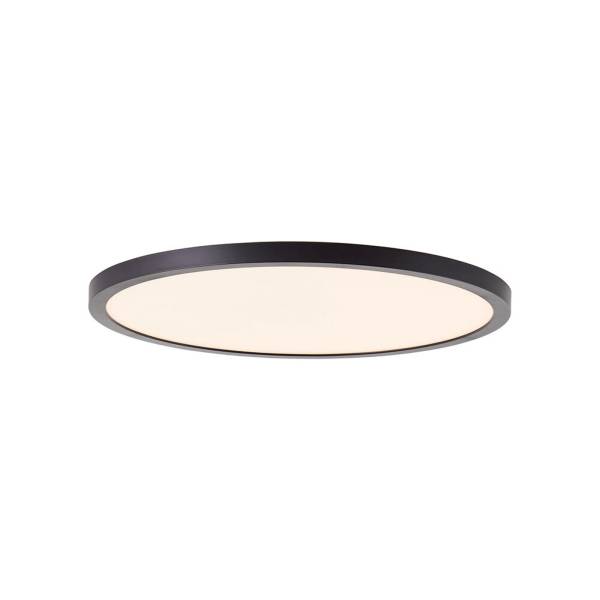 LED Deckenleuchte 2.5 x 29.5 cm Schwarz Kunststoff Deckenlampe Basic dimmbar ... von A.S. Creation