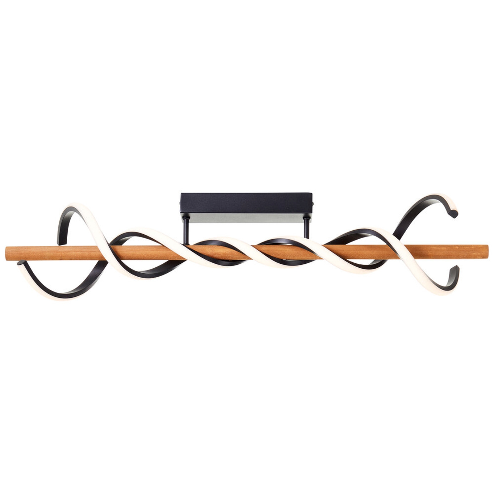 LED Deckenleuchte 20.5 x 80 x 18 cm Braun Holz Deckenlampe Modern Lichtfarbe: Warmweiß dimmbar LED Deckenleuchte 20.5 x 80 x 18 cm Braun Holz Deckenlampe Modern Lichtfarbe: Warmweiß dimmbar von A.S. Creation