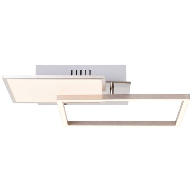 LED Deckenleuchte 6.4 x 40 x 40 cm Metallic Metall Deckenlampe Modern Lichtfarbe: Warmweiß dimmbar LED Deckenleuchte 6.4 x 40 x 40 cm Metallic Metall Deckenlampe Modern Lichtfarbe: Warmweiß dimmbar von A.S. Creation