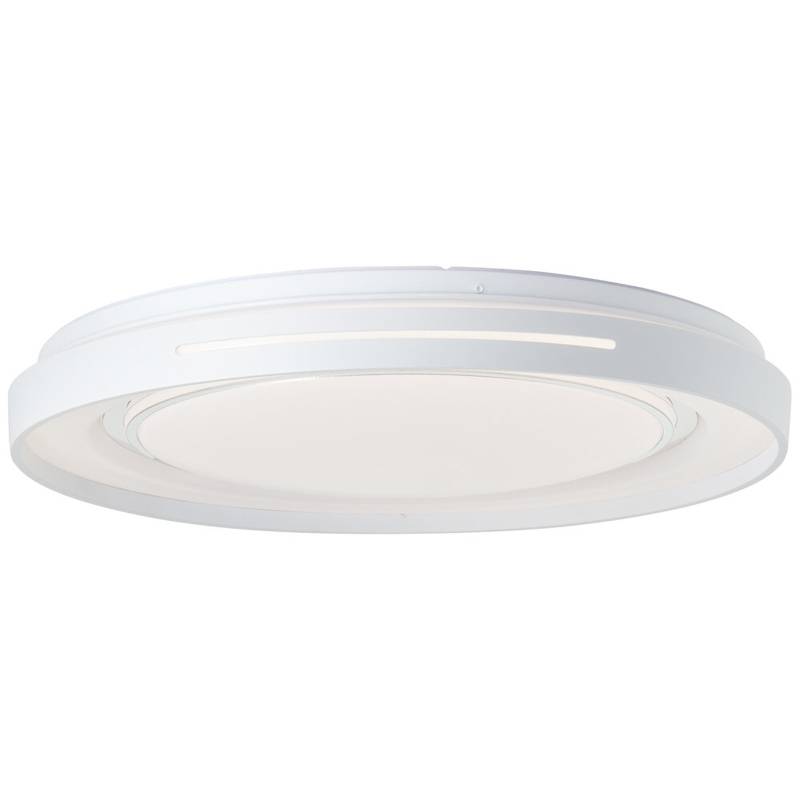 LED Deckenleuchte 6.5 x 48.5 cm Metallic Kunststoff Deckenlampe Lichtfarbe: Variabel dimmbar LED Deckenleuchte 6.5 x 48.5 cm Metallic Kunststoff Deckenlampe Lichtfarbe: Variabel dimmbar von A.S. Creation
