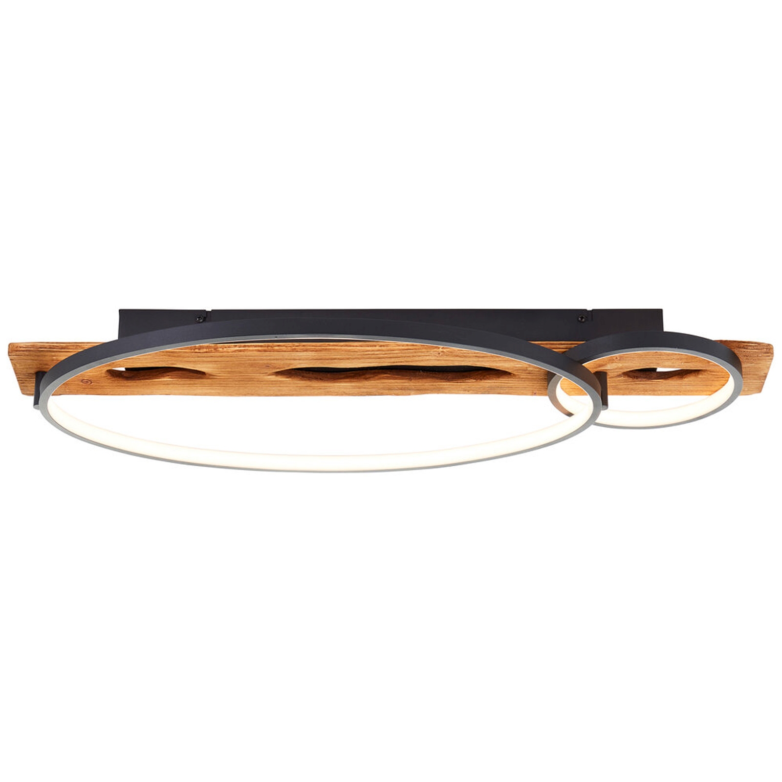 LED Deckenleuchte 8.5 x 30.5 x 70 cm Braun Holz Deckenlampe Modern Lichtfarbe: Warmweiß dimmbar LED Deckenleuchte 8.5 x 30.5 x 70 cm Braun Holz Deckenlampe Modern Lichtfarbe: Warmweiß dimmbar von A.S. Creation