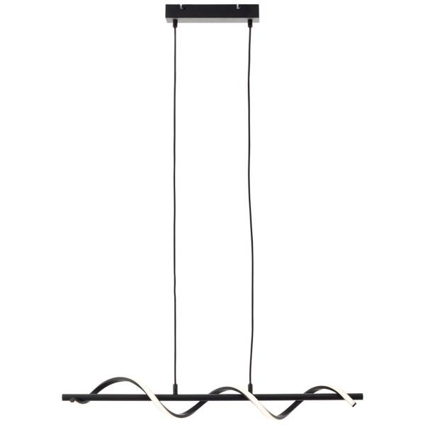 LED Pendelleuchte 150 x 9.7 x 80 cm Schwarz Metall Pendellampe Modern Lichtfa... von A.S. Creation