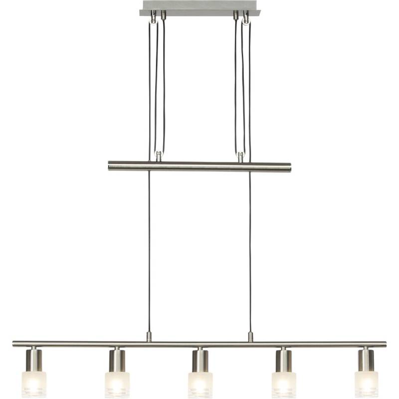 LED Pendelleuchte 173 x 7.5 x 90.5 x 3.1 cm Metallic Glas Pendellampe Lichtfarbe: Warmweiß von A.S. Creation
