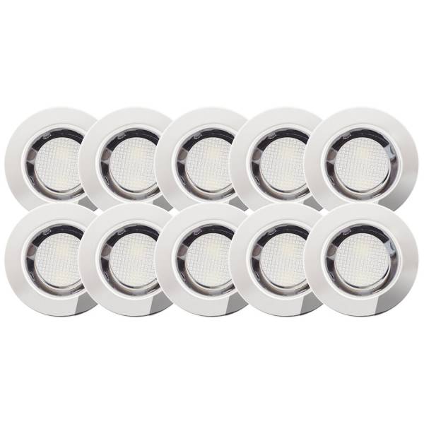 LED Strahler 2.7 x 3 cm Metallic Metall Rund Basic Lichtfarbe: Tageslichtweiß... von A.S. Creation