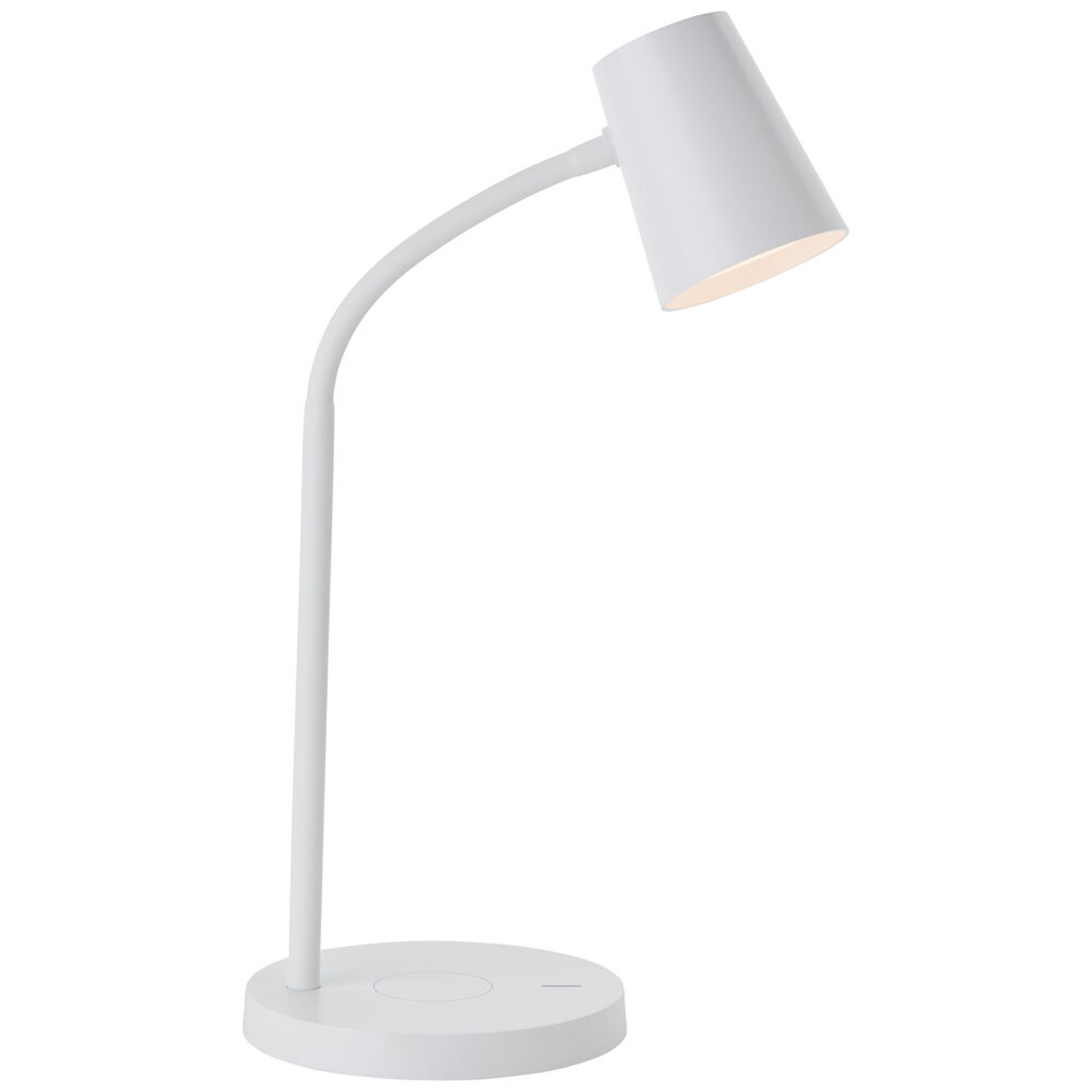 LED Tischleuchte 26 x 14.2 x 14.2 cm Weiss Kunststoff Tischlampe Skandi Basic dimmbar Harmonisch von A.S. Creation