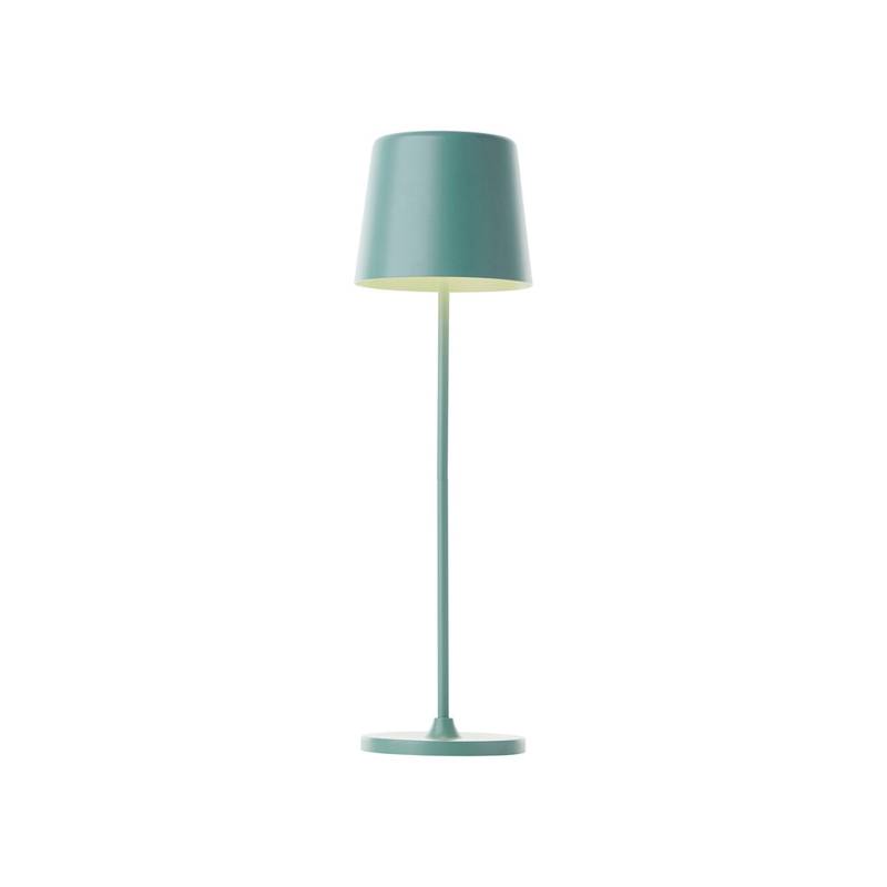 LED Tischleuchte 37 x 10 cm Grün Metall Tischlampe Basic dimmbar Harmonisch von A.S. Creation