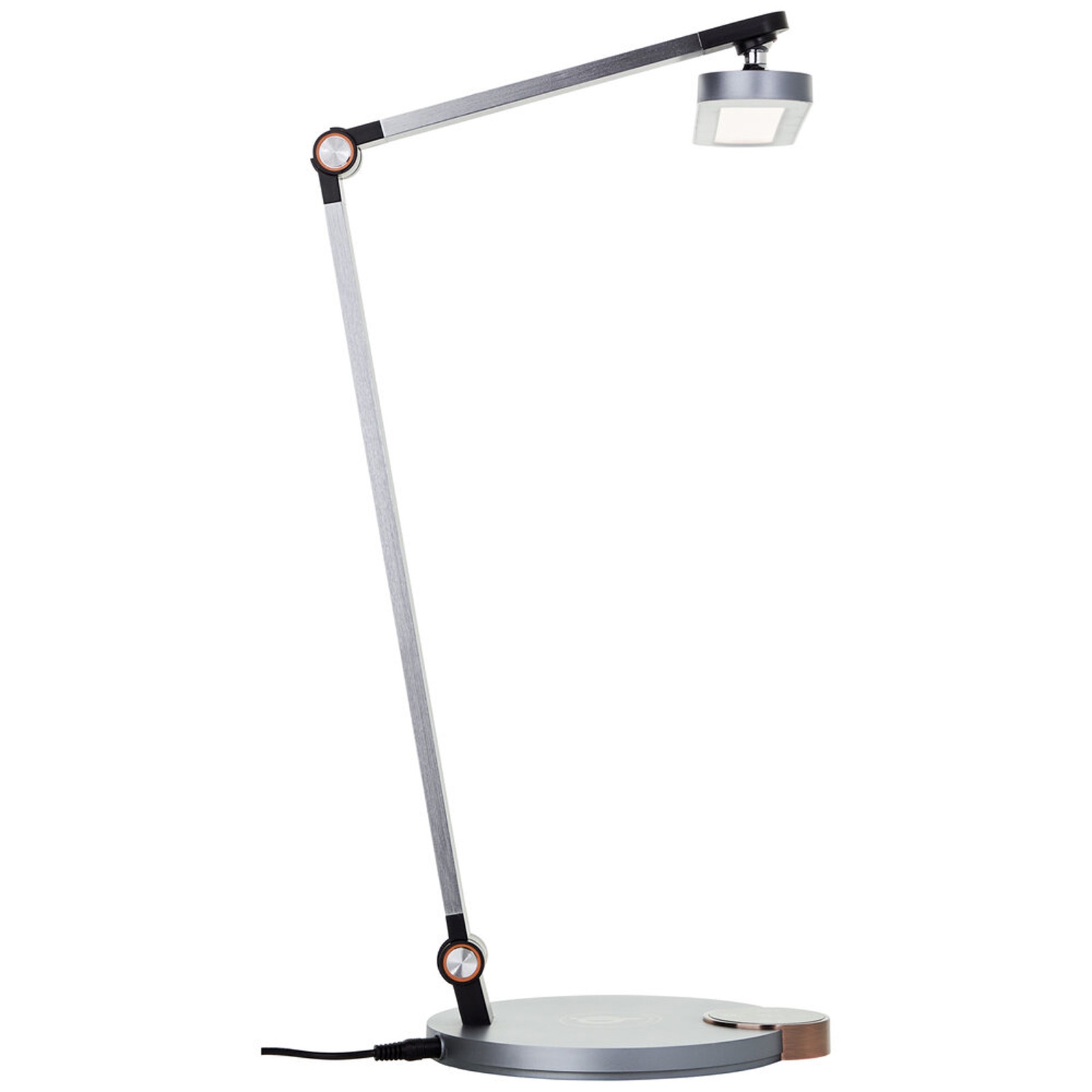 LED Tischleuchte 40 x 18.7 x 51.8 cm Grau Metall Tischlampe Basic Lichtfarbe: Variabel dimmbar von A.S. Creation